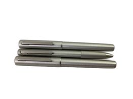 caneta gama alta lamy aion set canetas esferogr&aacute;ficas com estojo de couro