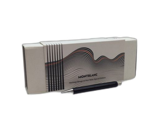 caneta gama alta montblanc heritage rouge et noir baby special edition