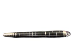caneta gama alta montblanc starwalker metal & rubber