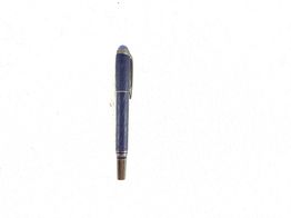 caneta gama alta montblanc starwalker space blue fineline