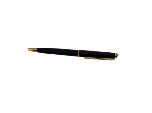 caneta waterman hemisphere black and gold pen