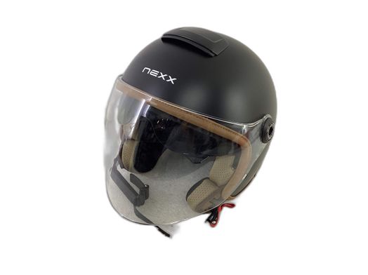 capacete jet nexx y.10 sunny black matt