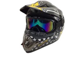casco off road rockstar energy drink sem modelo