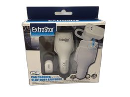 cargador baterias extrastar car charger with earphone