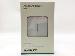 cargador portatil eightt ec90-c cargador universal type-c 5-20v 4.5a max 90w