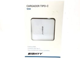cargador portatil eightt ec90-c cargador universal type-c 5-20v 4.5a max 90w