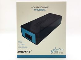 cargador portatil eightt ec90 cargador universal automatico 90w 13 conectores