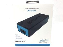 cargador portatil eightt ec90 cargador universal automatico 90w 13 conectores