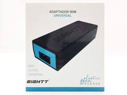 cargador portatil eightt ec90 cargador universal automatico 90w 13 conectores