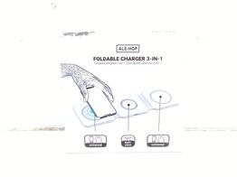 cargador ale hop foldable charger 3 in 1