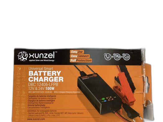 carregador baterias xunzel dbc 12406-lfpb