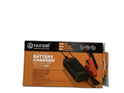 carregador baterias xunzel dbc 12406-lfpb