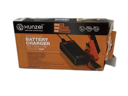carregador baterias xunzel dbc 12406-lfpb
