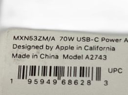 cargador apple a2743