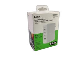 cargador belkin boostcharge pro 140w 4-port gan wall charger