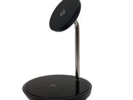 cargador is is 2 in 1 magnetic wireless charging stand