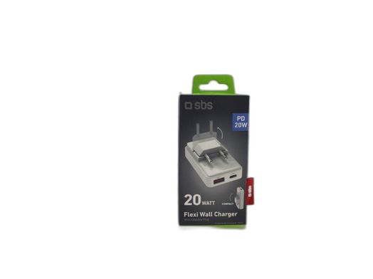 cargador sbs 20 watt flexi wall charger