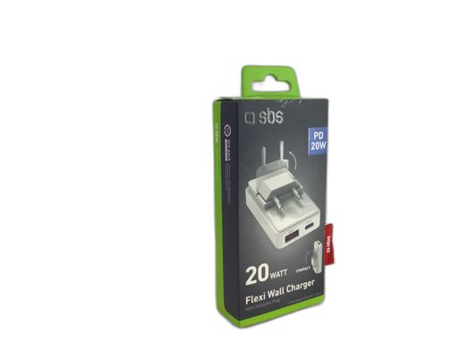 cargador sbs 20 watt flexi wall charger