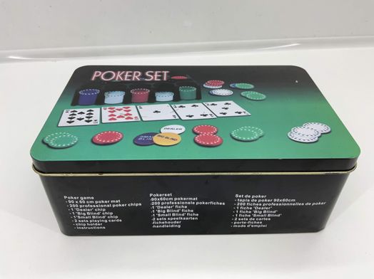cartas y naipes poker set