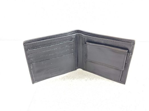 carteira levi preta pele