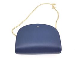 cartera de marca apc cuero