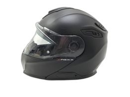 casco abatible otros x vilitur plain black matte