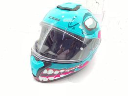 casco integral cgm riot undead azul 330u