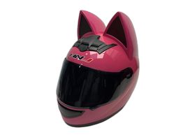casco integral hnj pink