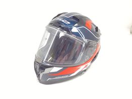 Casco Integral ls2 ff327 Challenger ct2 Grid Carbono Ro/az