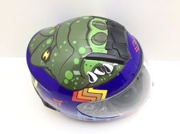 casco integral shiro sh829 verde blanco