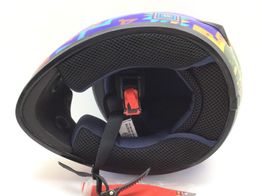 casco integral shiro sh829 verde blanco