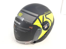 casco jet origine alpha v5 fluo yellow/black matt