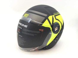 casco jet origine alpha v5 fluo yellow/black matt