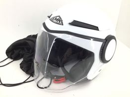 casco jet smk blanco