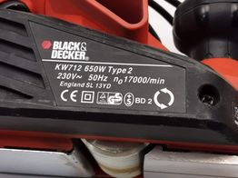 cepillo electrico black and decker kw712