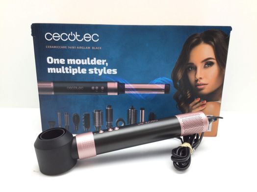 cepillo moldeador de aire cecotec airglam black