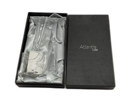 cer&acirc;mica gama alta atlantis crystal copos de cristal artesanal