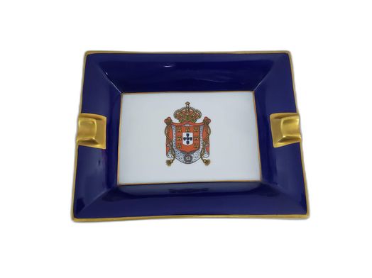 cer&acirc;mica gama alta companhia das indias cinzeiro d. amelia