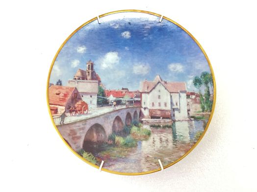 cer&acirc;mica gama alta museu impressionismo pratos de procelana