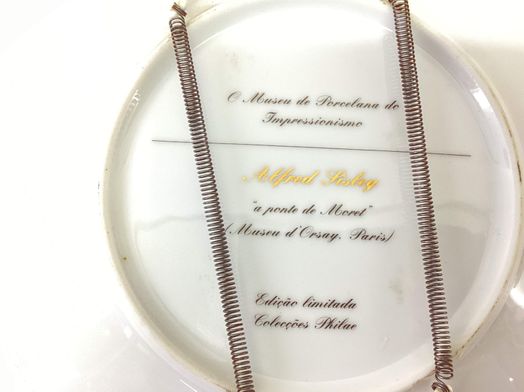 cer&acirc;mica gama alta museu impressionismo pratos de procelana