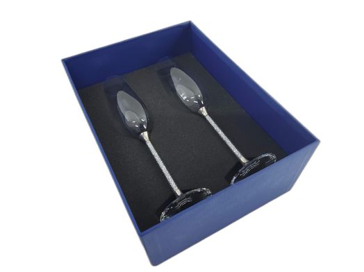 cerâmica gama alta swarovski toasting flutes