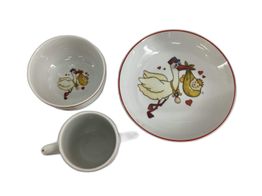 cer&acirc;mica gama alta vista alegre 3 pecas