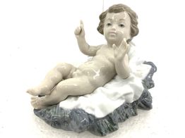 ceramica alta gama lladro ni&ntilde;o jesus