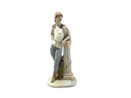 Ceramica Alta Gama Nadal Figura Masculina Con Columna