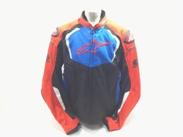 chaqueta motorista alpinestars honda alpinestars t-gp pro v2 negro/rojo/azul