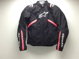 chaqueta motorista alpinestars t-sps v2 waterproof mujer rosa