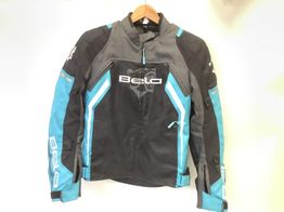 chaqueta motorista bella azul