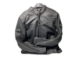chaqueta motorista rainers lemans negra