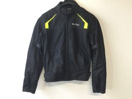 chaqueta motorista sin marca negro