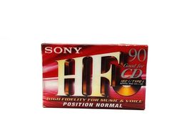 cinta cassette virgen sony hf 90